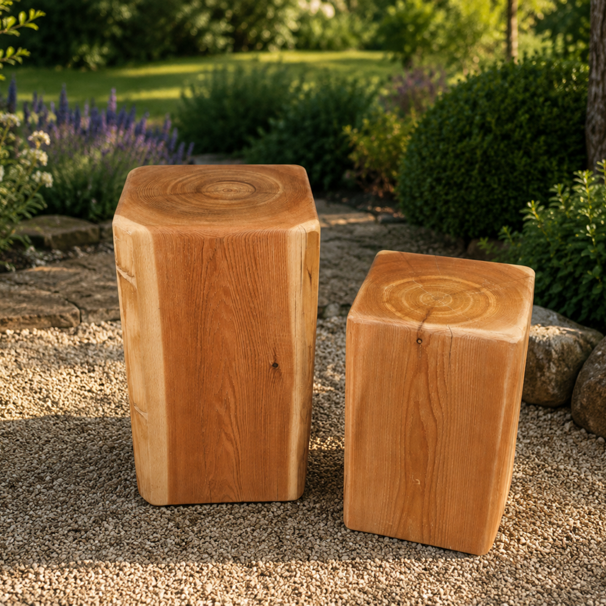 Garden Log Seats