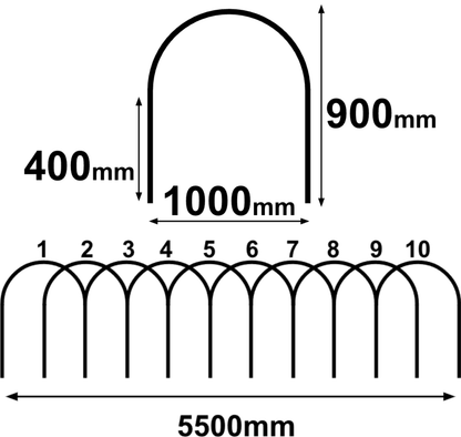 Garden Hoops Large - 1000mm